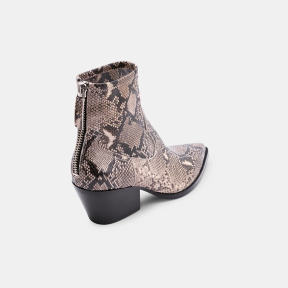Dolce Vita Shanta Snake Booties Size 10 - Picture 4 of 15